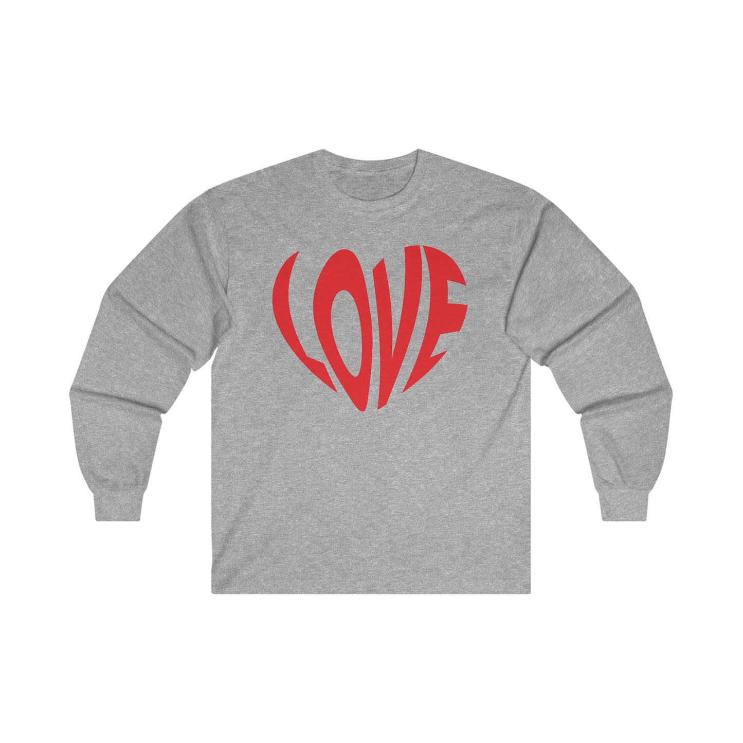 Love Heart - Ultra Cotton Long Sleeve Tee