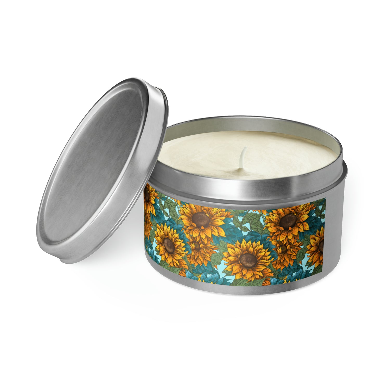 Sunflowers - Scented Tin Candles