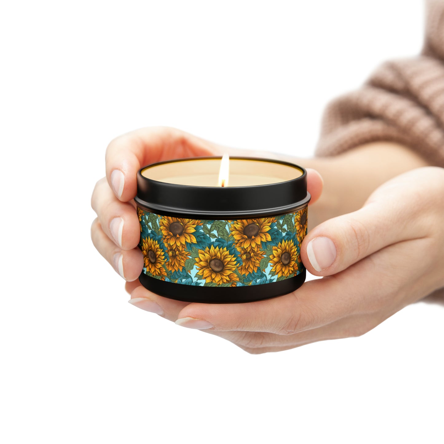 Sunflowers - Scented Tin Candles