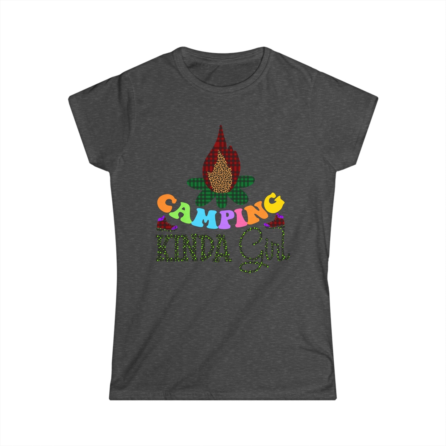 Camping Kinda Girl - Junior Fit Softstyle Tee