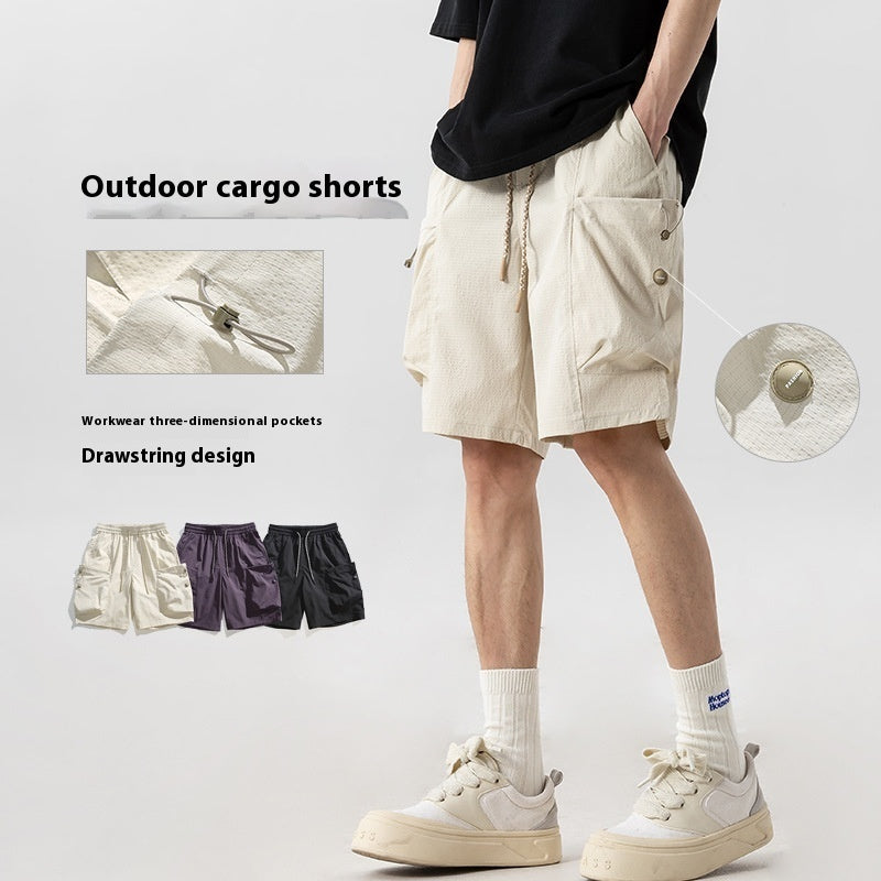 Men's Casual Multi-Pocket Shorts