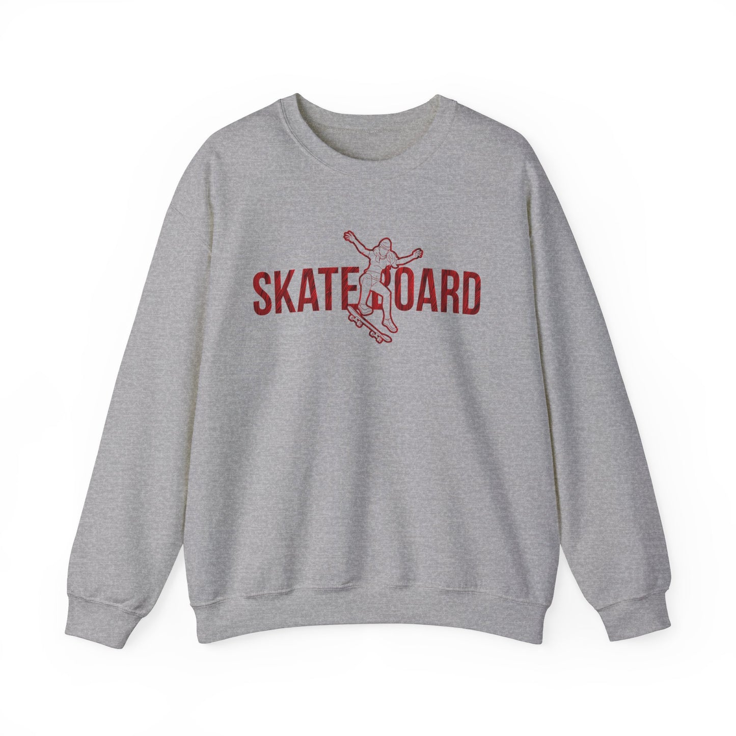 Skateboarder Girl - Heavy Blend™ Crewneck Sweatshirt