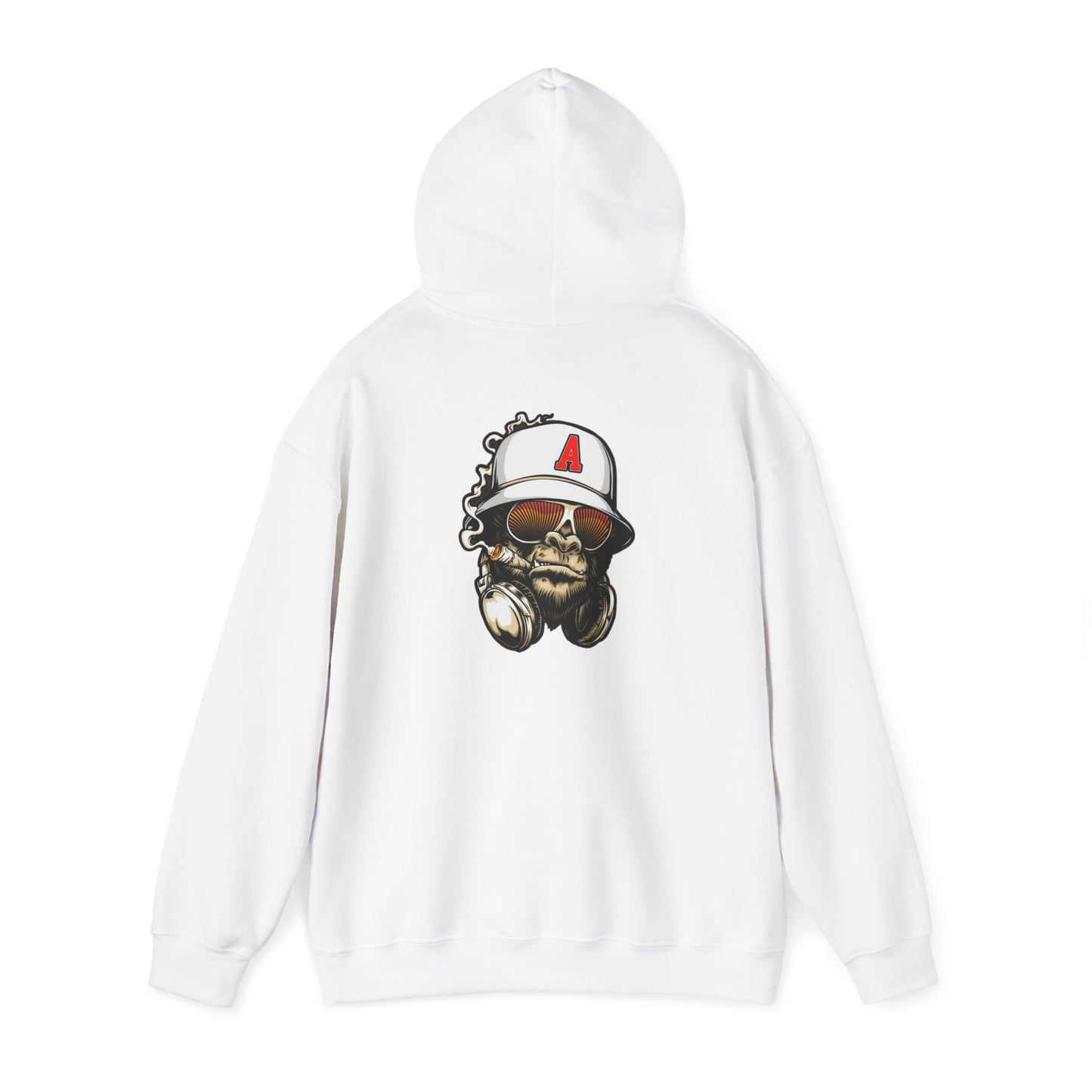 Gorilla Smoking (A) - Heavy Blend™ Hooded Sweatshirt