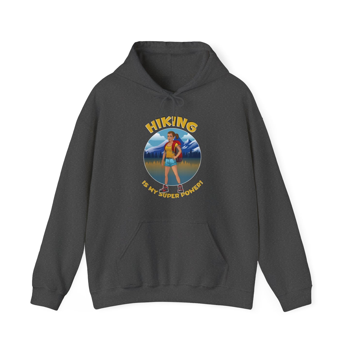 Hiking is my Super Power - Heavy Blend™ Hooded Sweatshirt