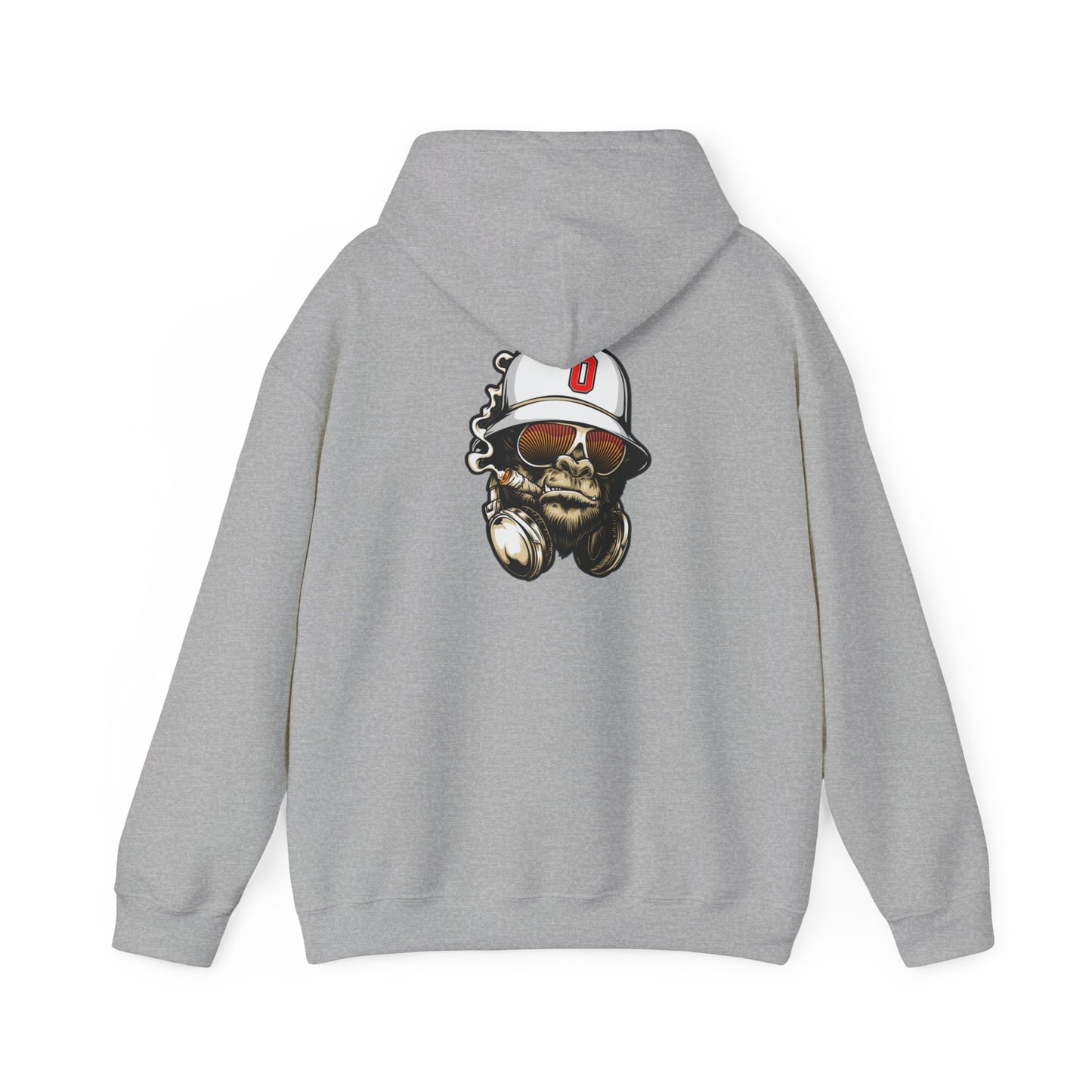 Gorilla Smoking (O) - Heavy Blend™ Hooded Sweatshirt