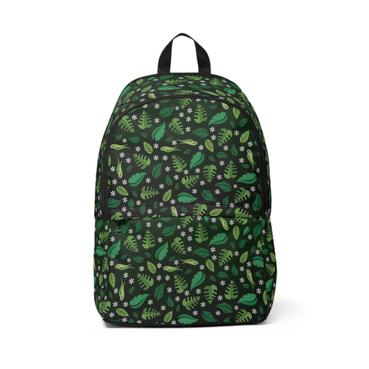 Green Foliage - Fabric Backpack