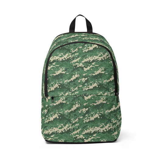 Green Camo - Fabric Backpack