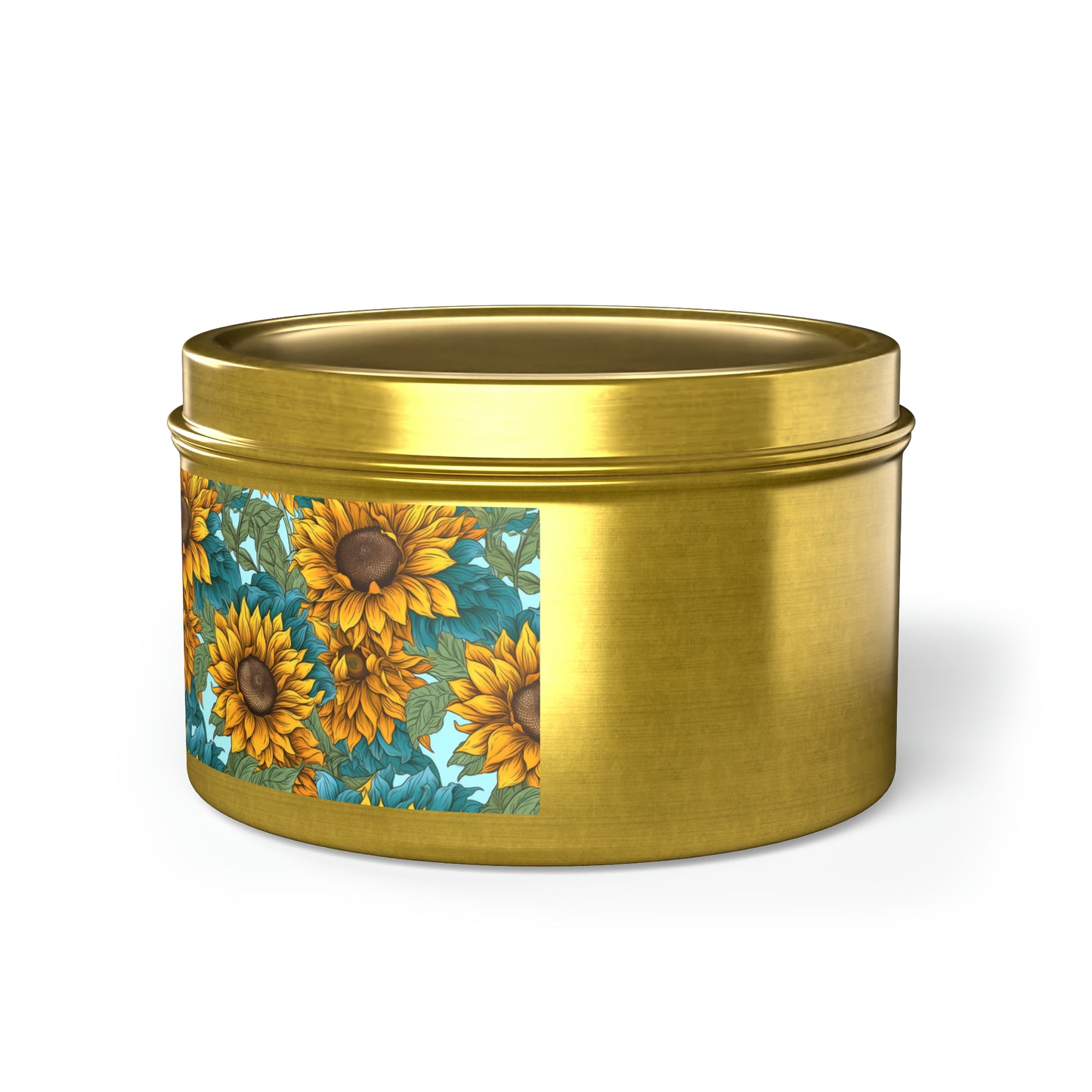 Sunflowers - Scented Tin Candles