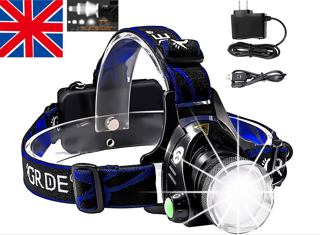 T6 USB Rechargeable Zoom Headlamp