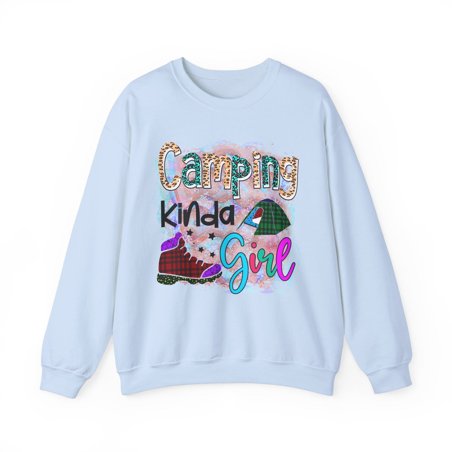 Camping Kinda Girl 2 - Heavy Blend™ Crewneck Sweatshirt