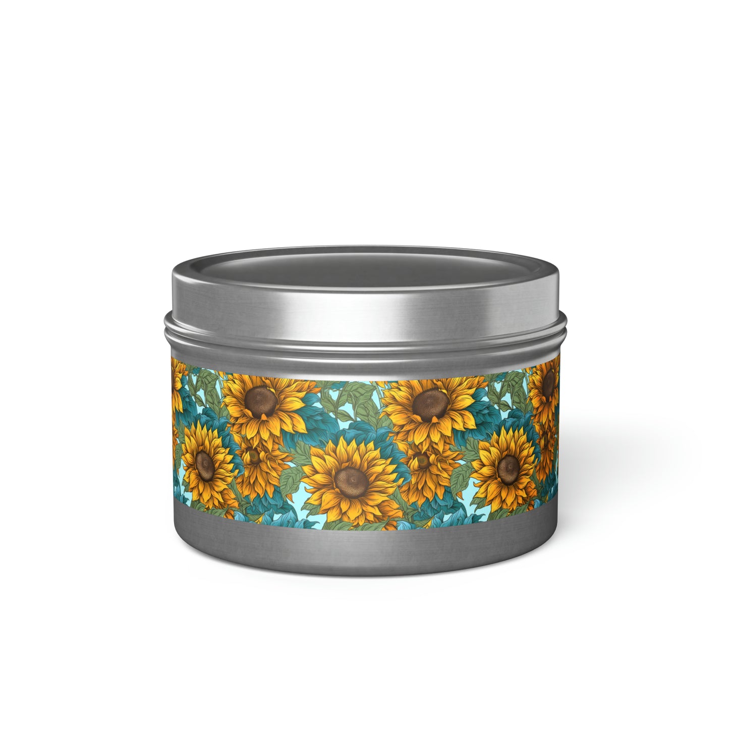 Sunflowers - Scented Tin Candles