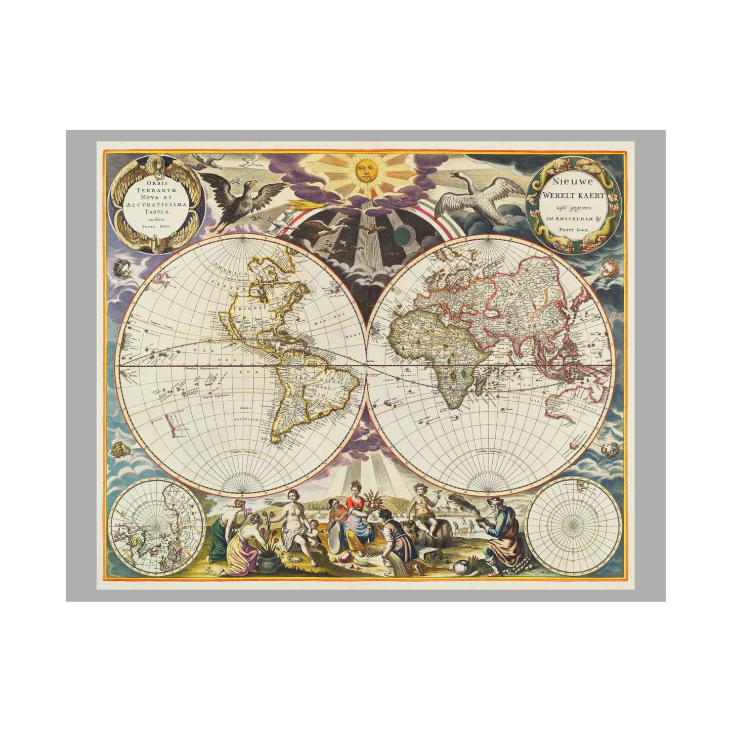 Vintage World Map 2 - Rolled Posters