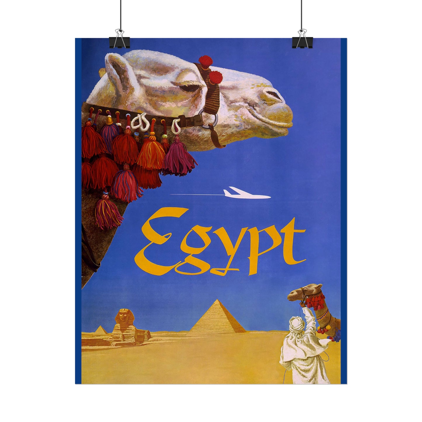 Vintage Travel Poster - Egypt - Rolled Poster