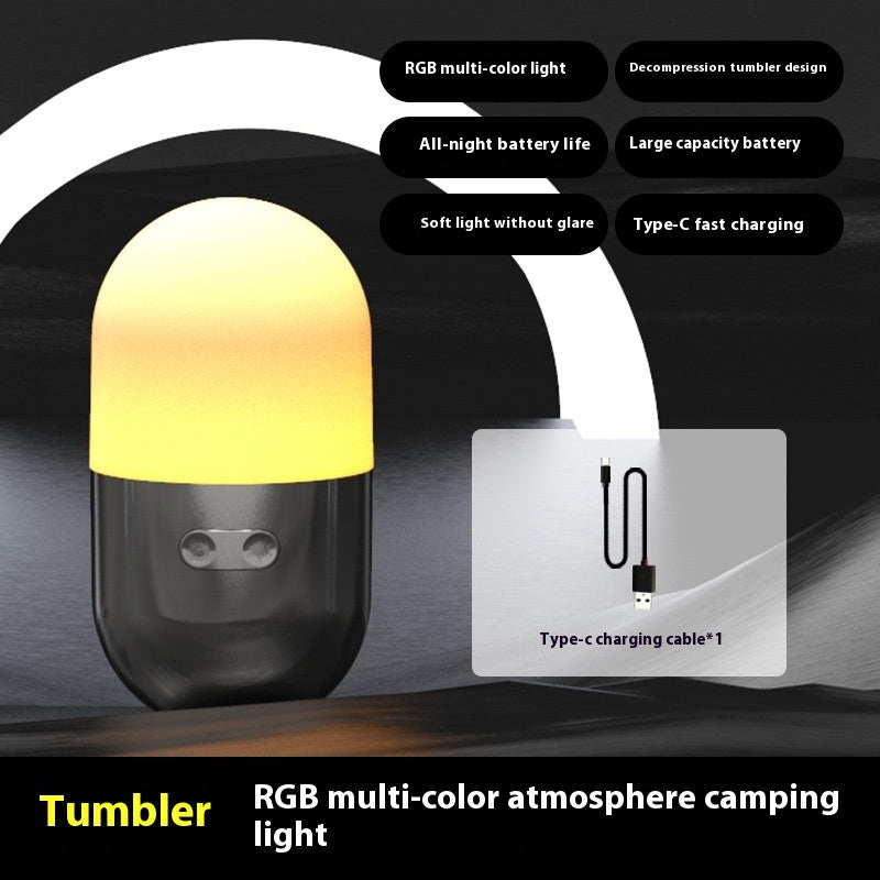 Type-c Charging Portable LED Light For Camping