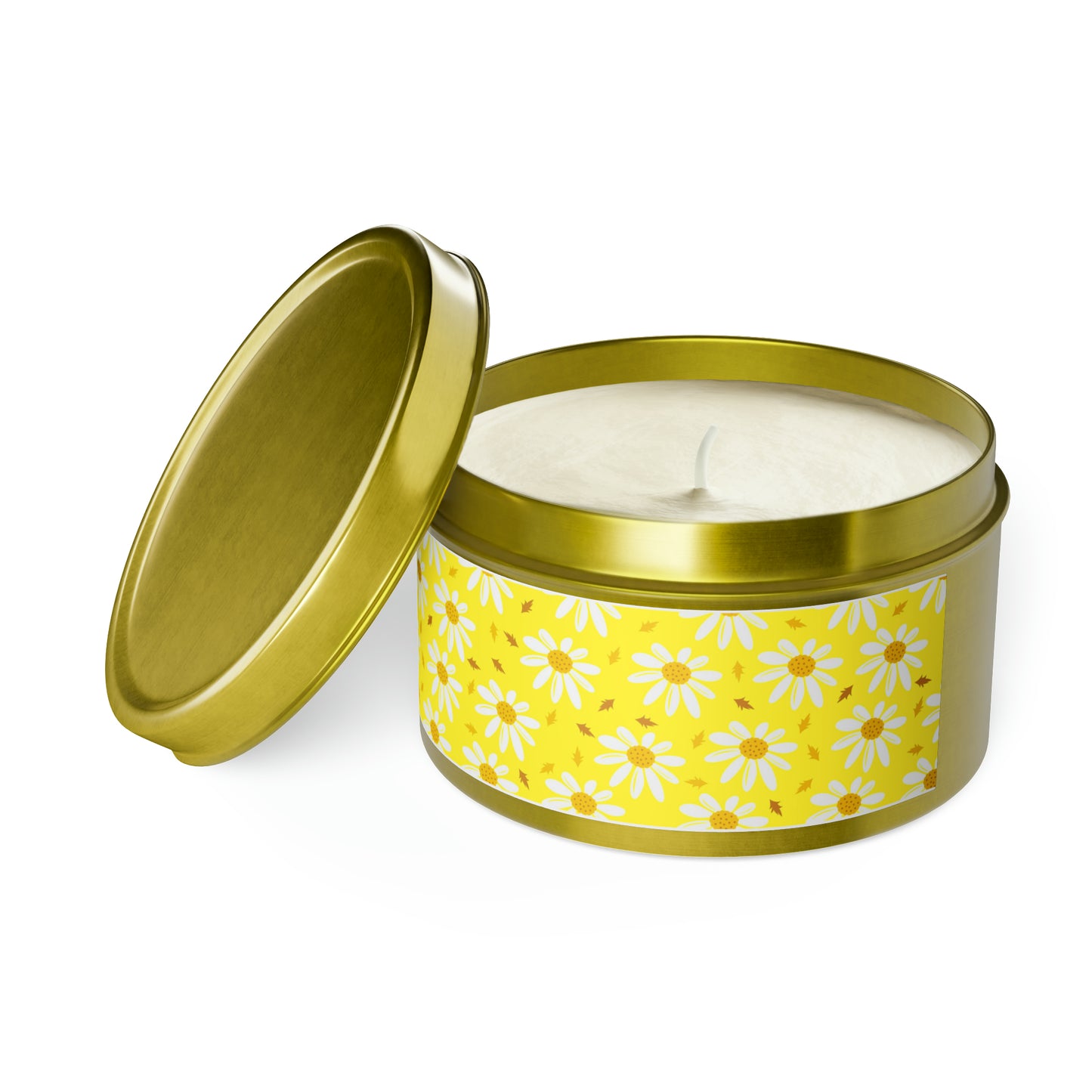 Daisies Yellow - Scented Tin Candles