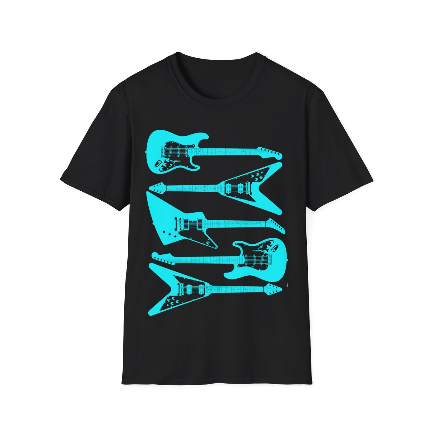 Five Guitars - Softstyle T-Shirt