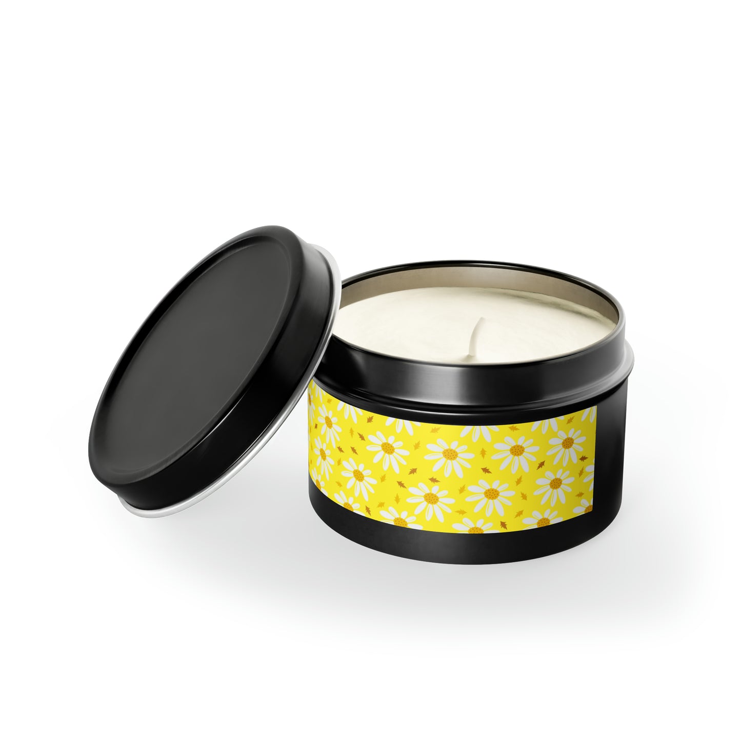 Daisies Yellow - Scented Tin Candles