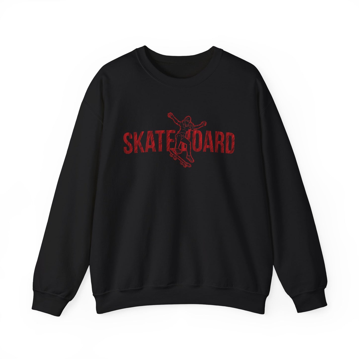 Skateboarder Girl - Heavy Blend™ Crewneck Sweatshirt