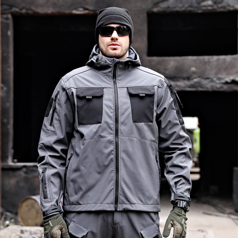 Soft-Shell Tactical Windbreaker Jacket