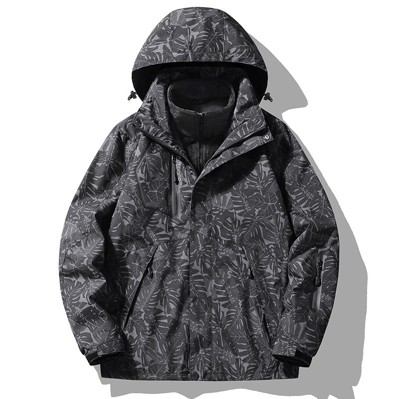 Three-in-one Detachable Camouflage Shell Jacket