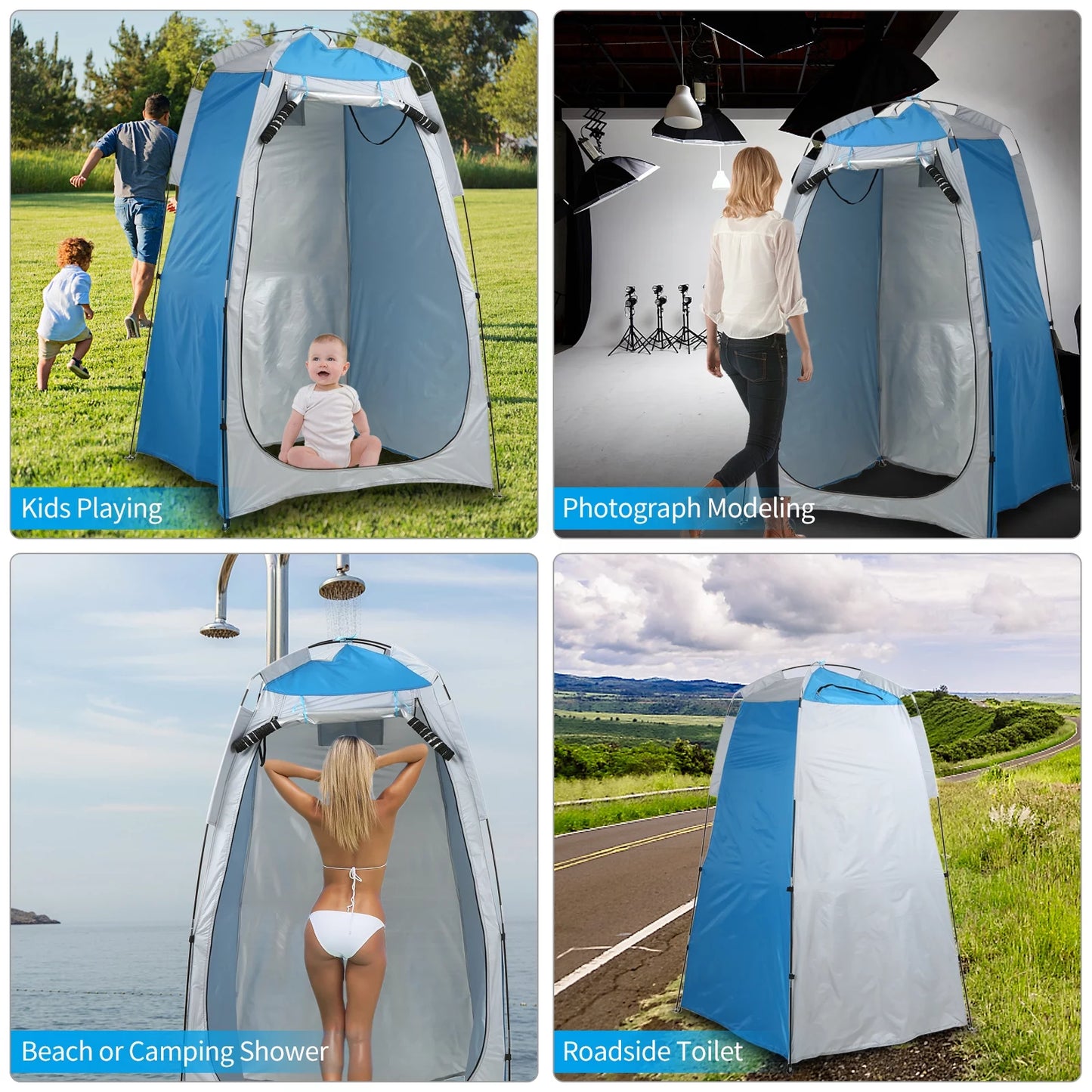 1-Person Camping Shower Tent