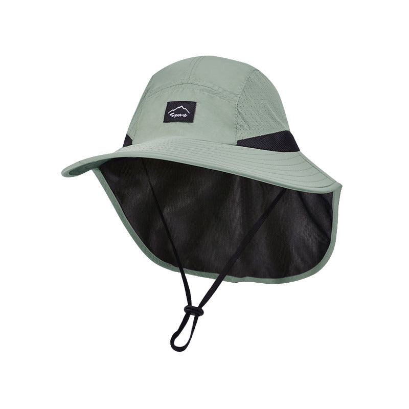 Wide Brim Shawl Bucket Hat