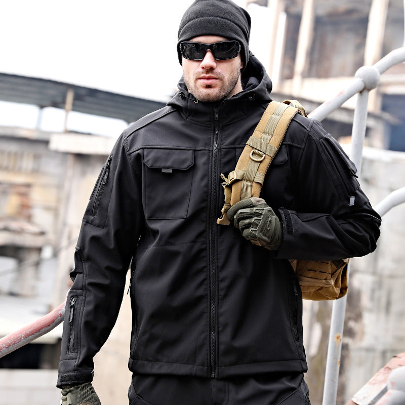 Soft-Shell Tactical Windbreaker Jacket