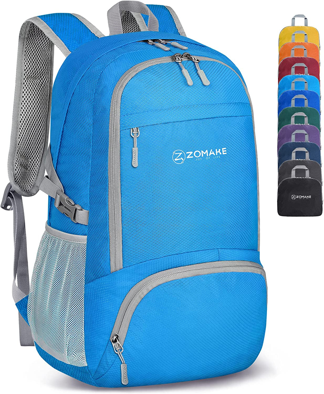 30L Lightweight Packable Backpack - Water-Resistant Foldable Hiking Daypack for Travel