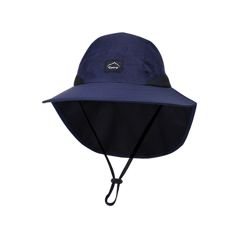 Wide Brim Shawl Bucket Hat