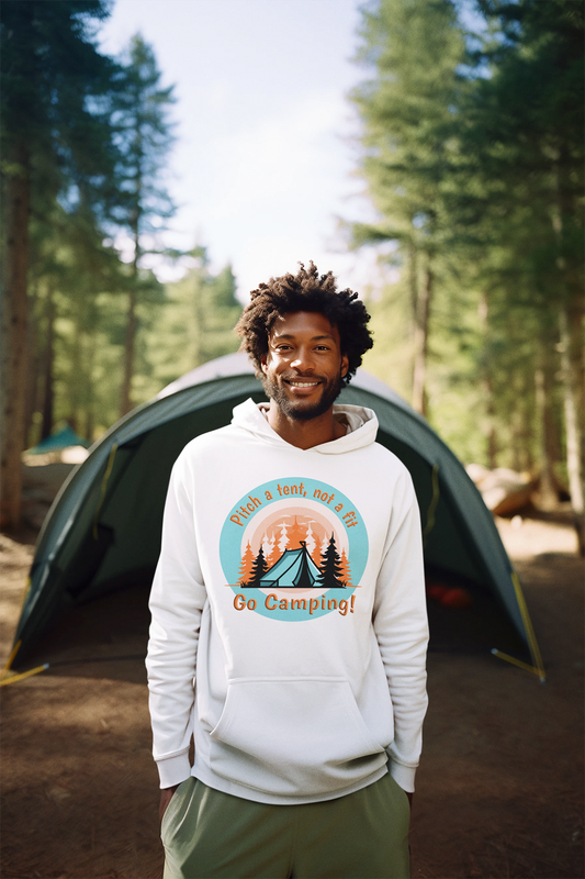 Pitch a tent, not a fit - Heavy Blend™ Hooded Sweatshirt