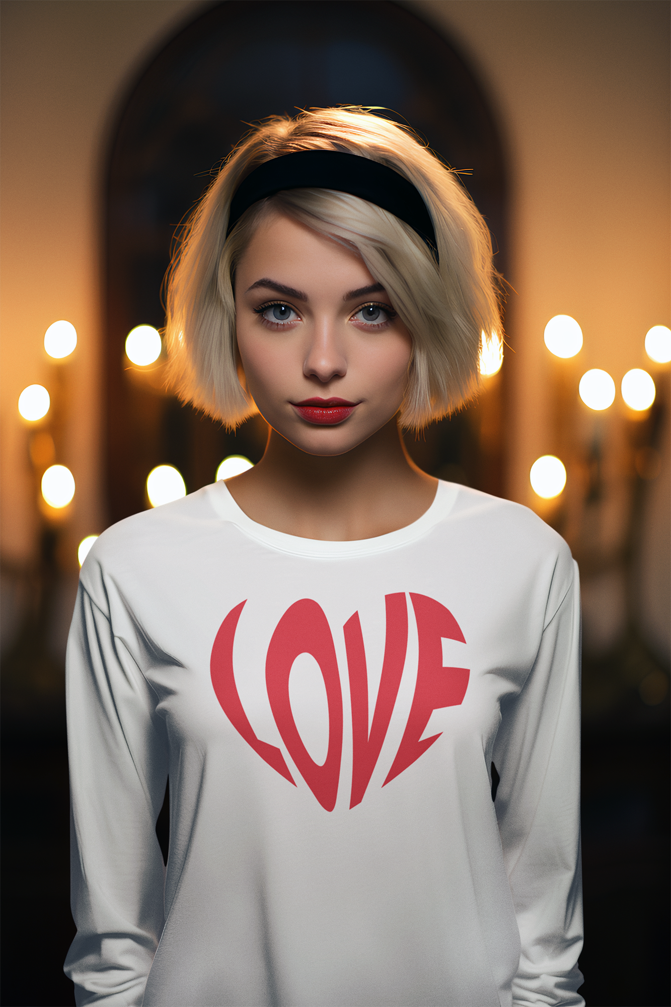 Love Heart - Ultra Cotton Long Sleeve Tee