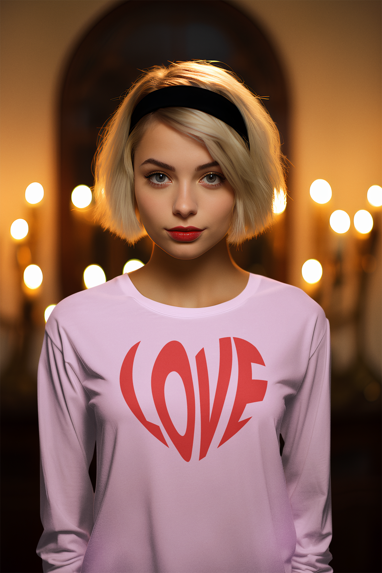 Love Heart - Ultra Cotton Long Sleeve Tee