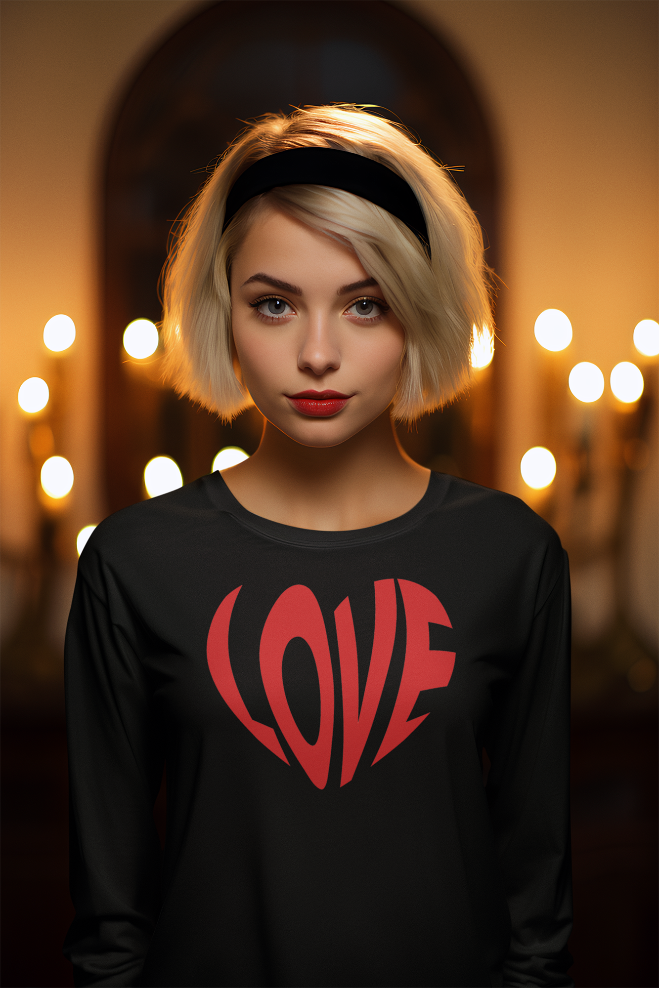 Love Heart - Ultra Cotton Long Sleeve Tee