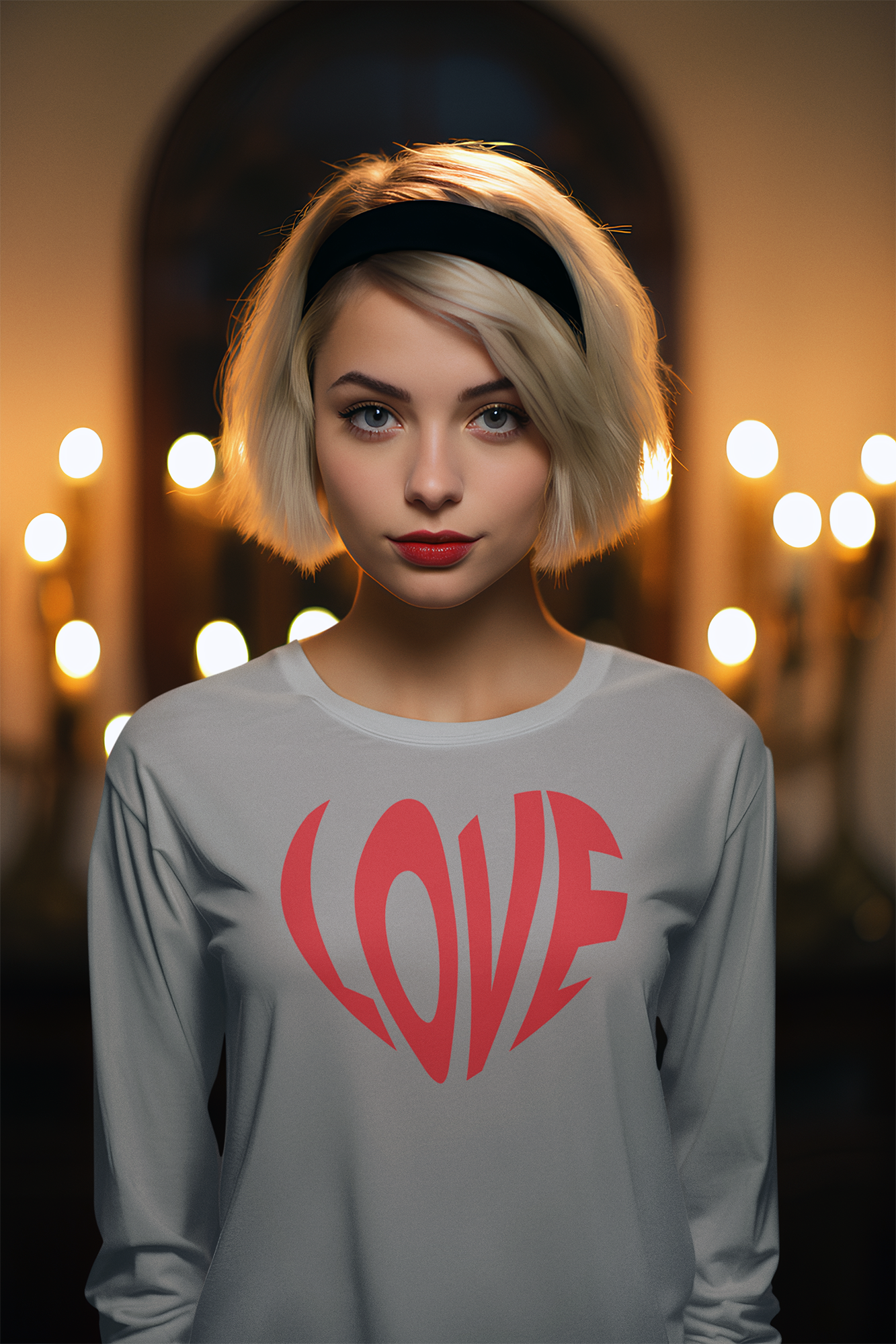 Love Heart - Ultra Cotton Long Sleeve Tee