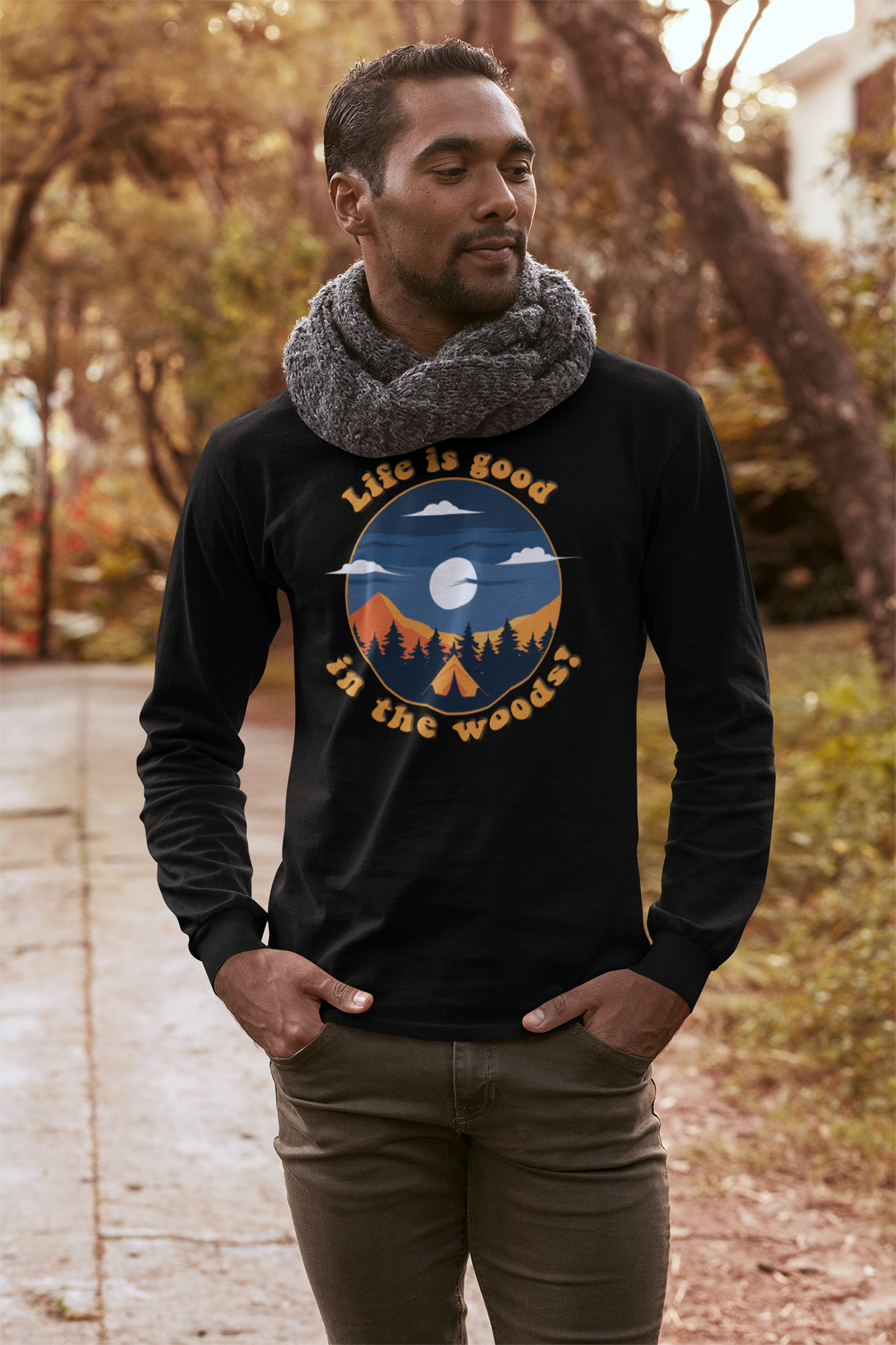 Life is good in the woods - Classic Long Sleeve T-Shirt