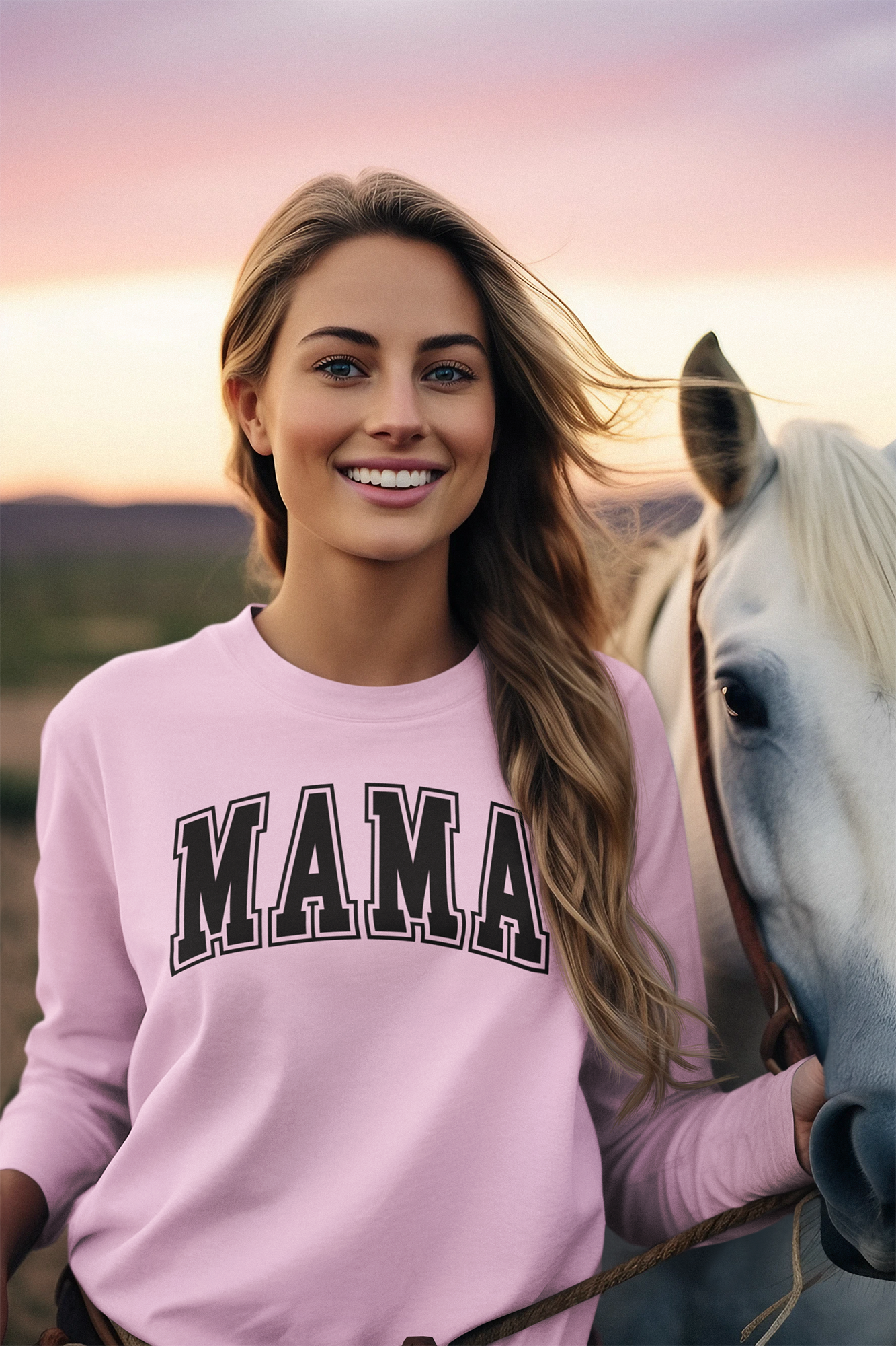 Mama - Ultra Cotton Long Sleeve Tee