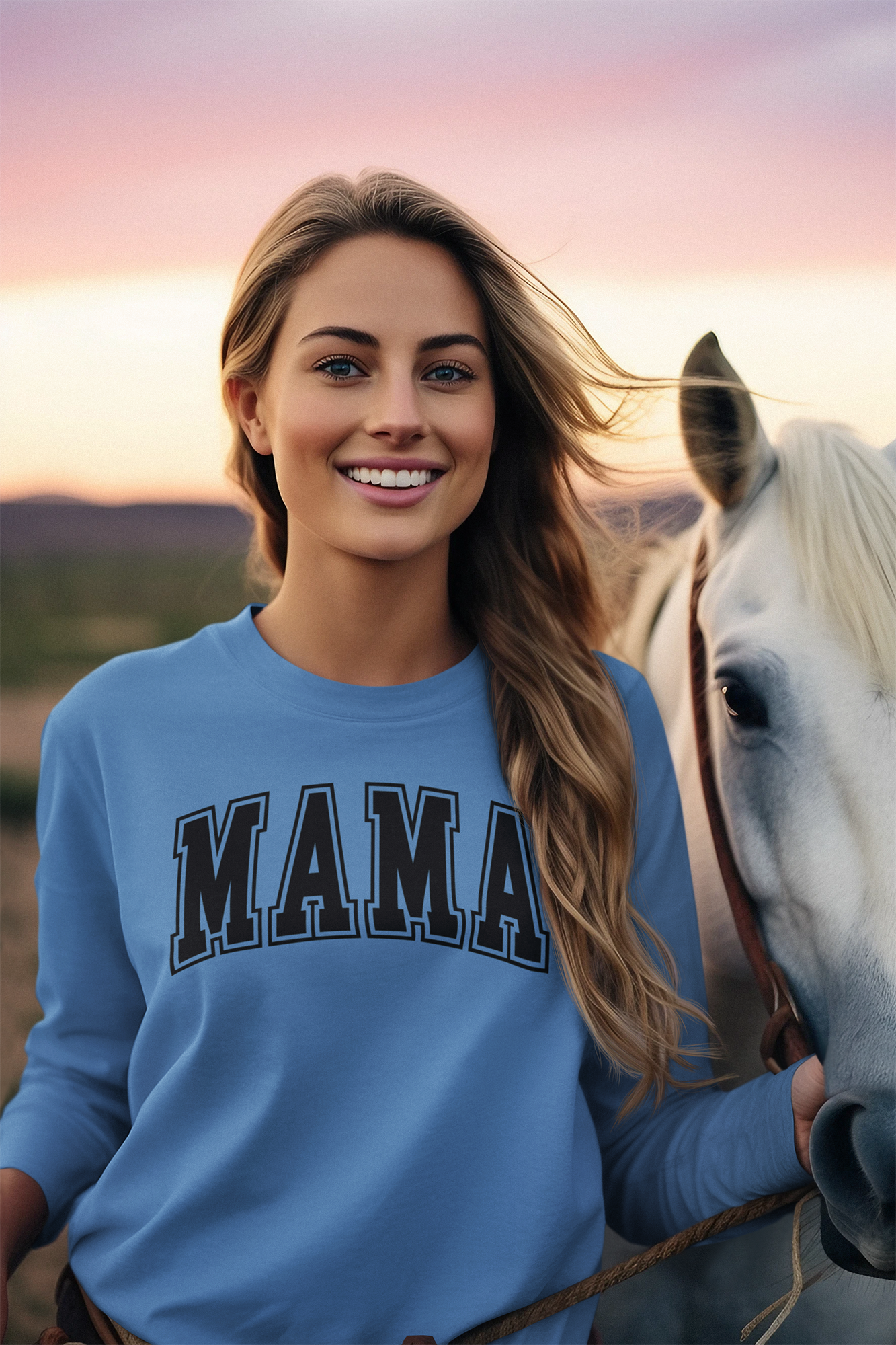 Mama - Ultra Cotton Long Sleeve Tee