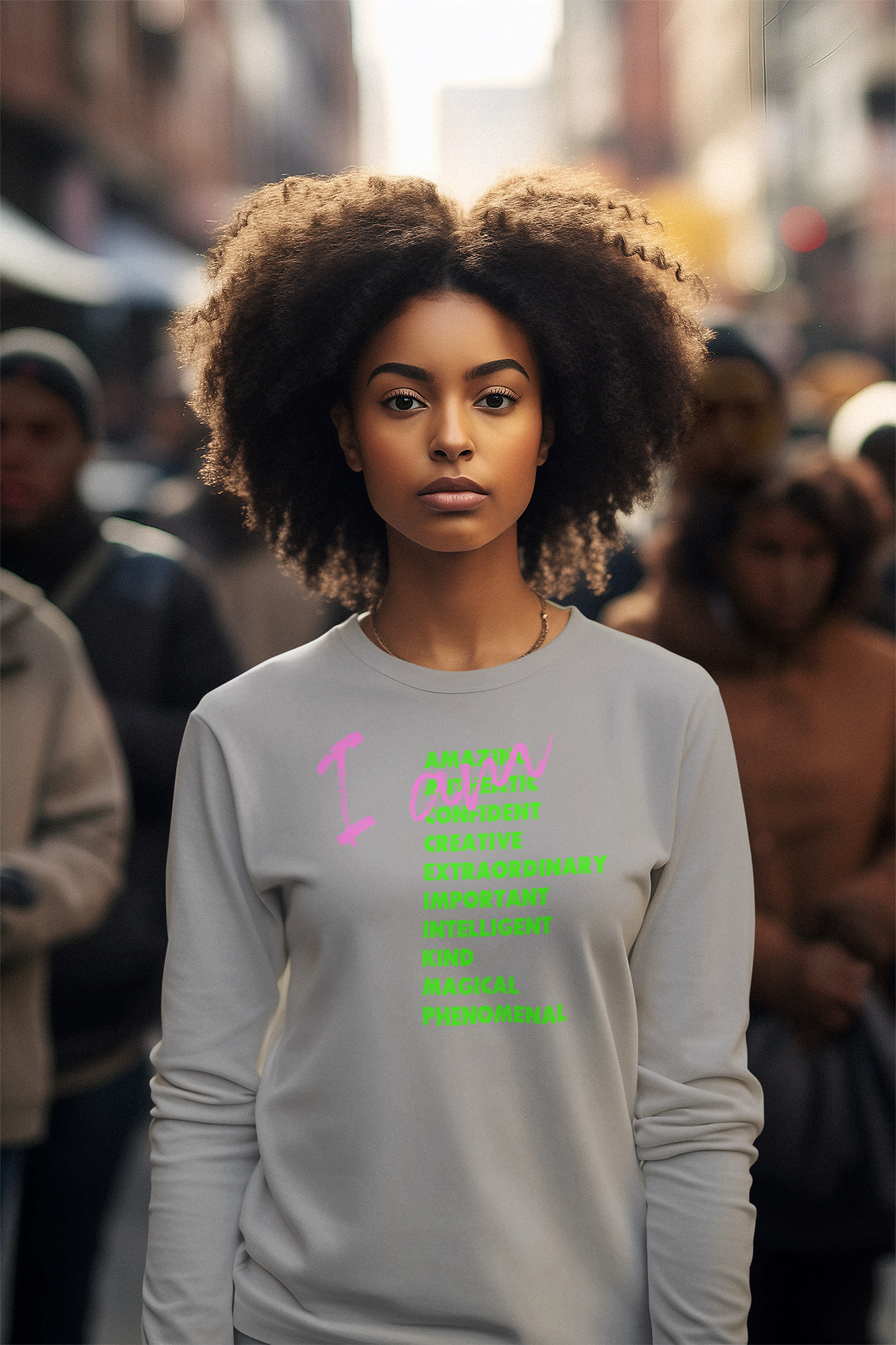 I am - Ultra Cotton Long Sleeve Tee