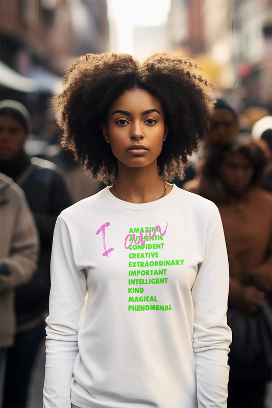 I am - Ultra Cotton Long Sleeve Tee