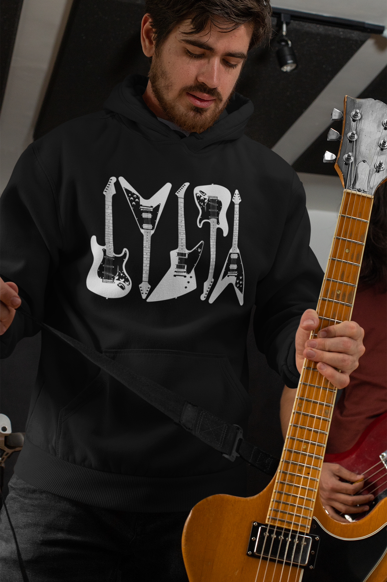 Five Guitars - Heavy Blend™ Hooded Sweatshirt