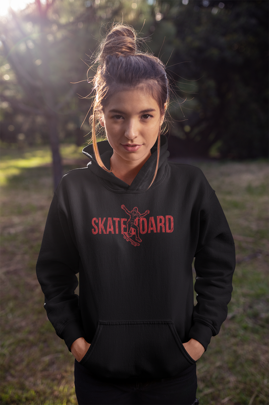 Skateboard Girl - Heavy Blend™ Hooded Sweatshirt