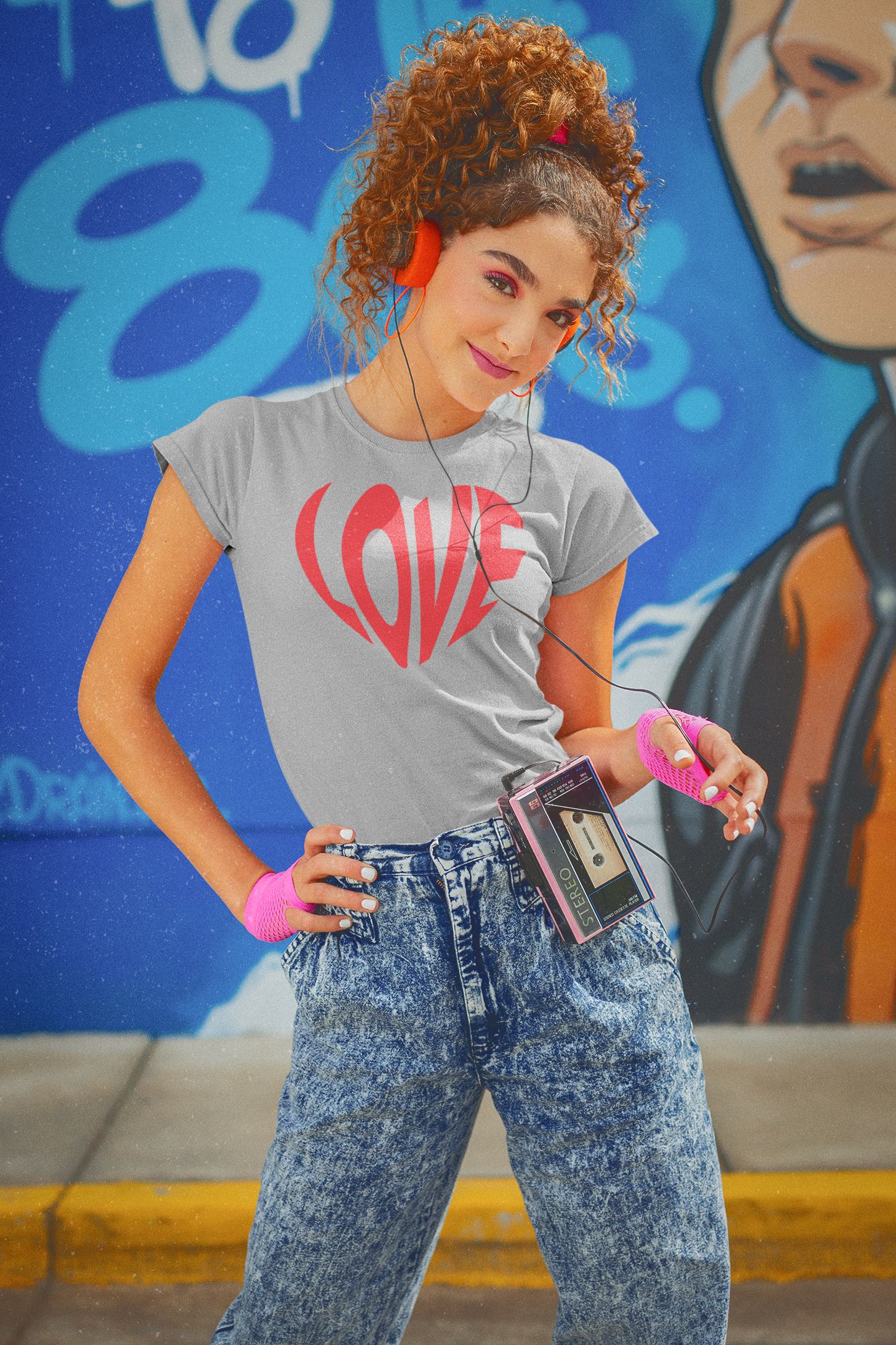 Love Heart - Junior Fit Softstyle Tee