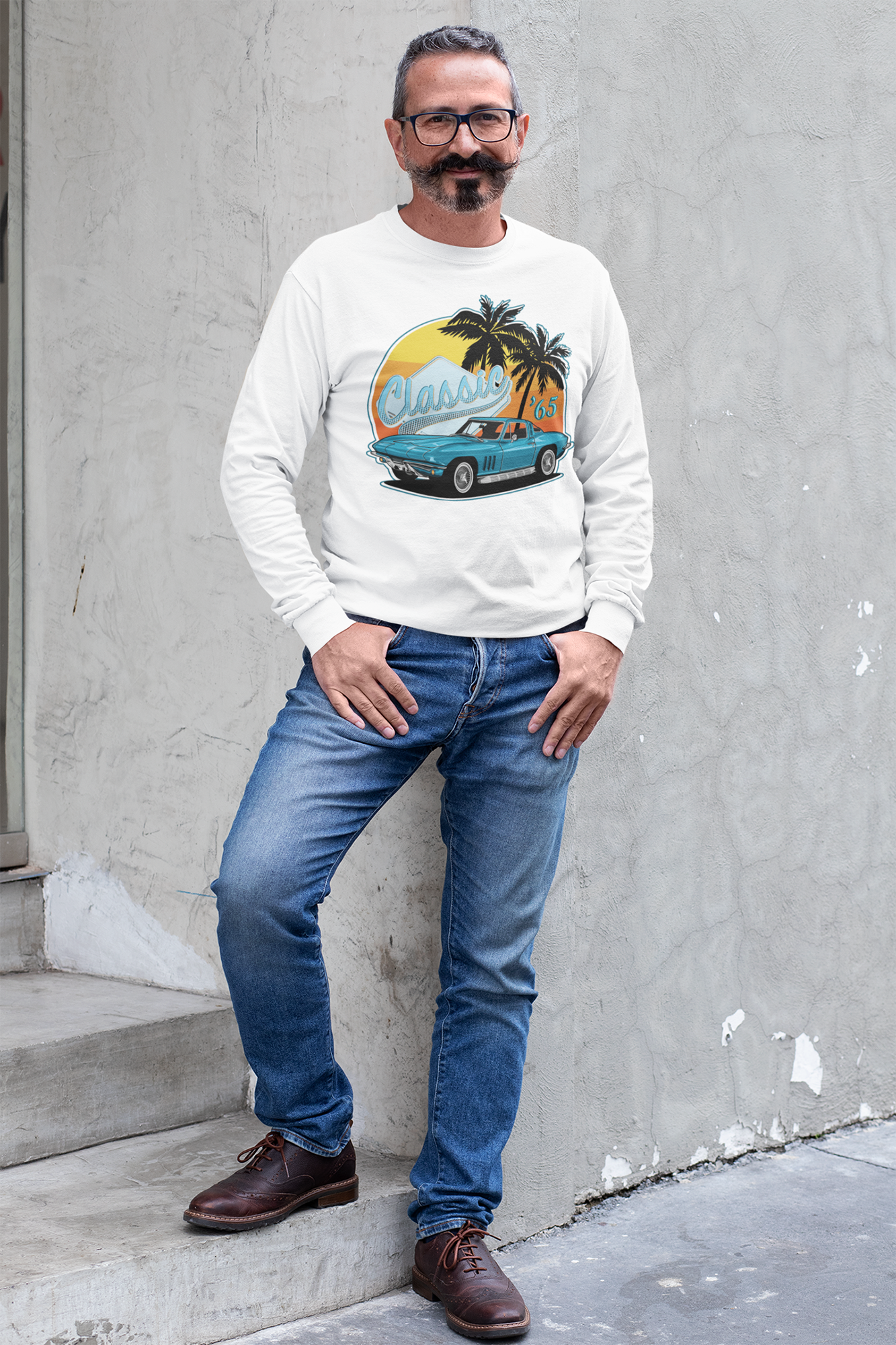 Classic '65 Corvette - Heavy Blend™ Crewneck Sweatshirt