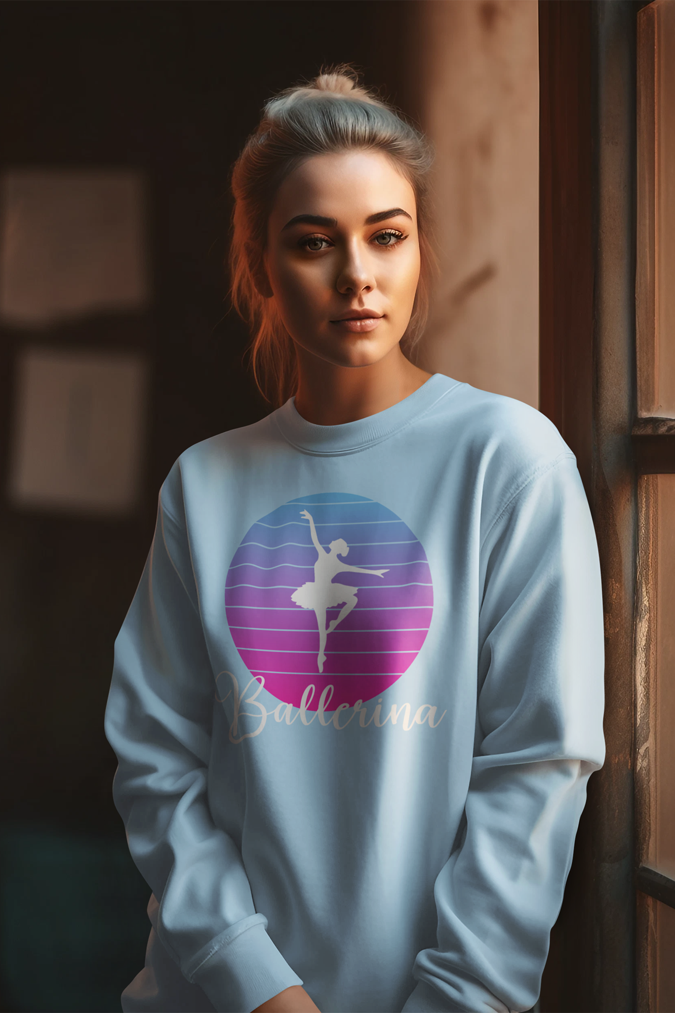 Ballerina - Heavy Blend™ Crewneck Sweatshirt