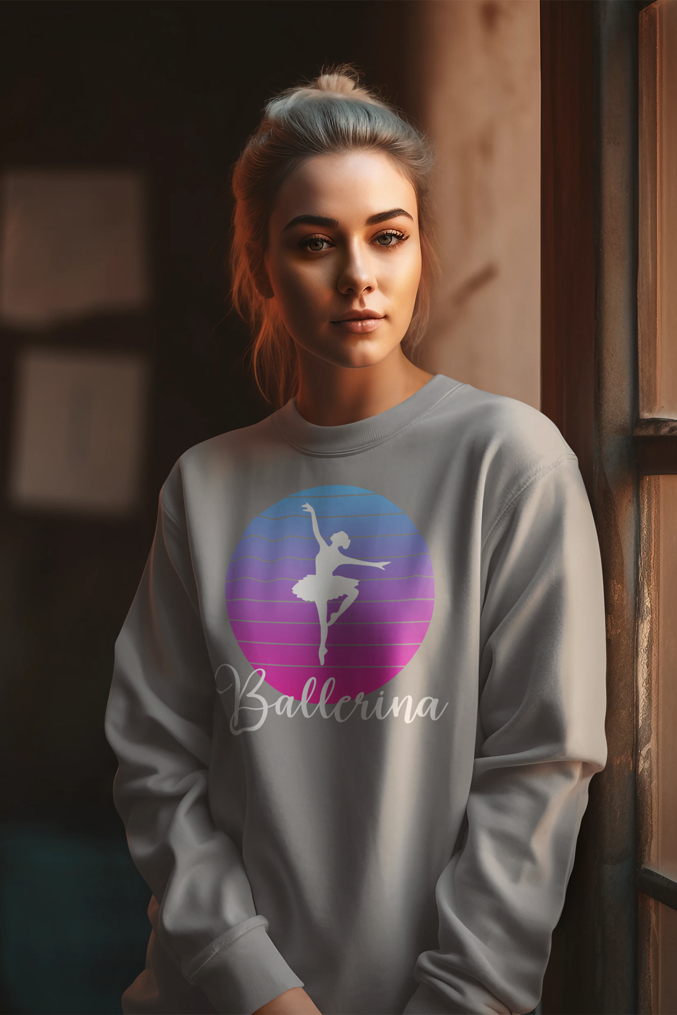 Ballerina - Heavy Blend™ Crewneck Sweatshirt