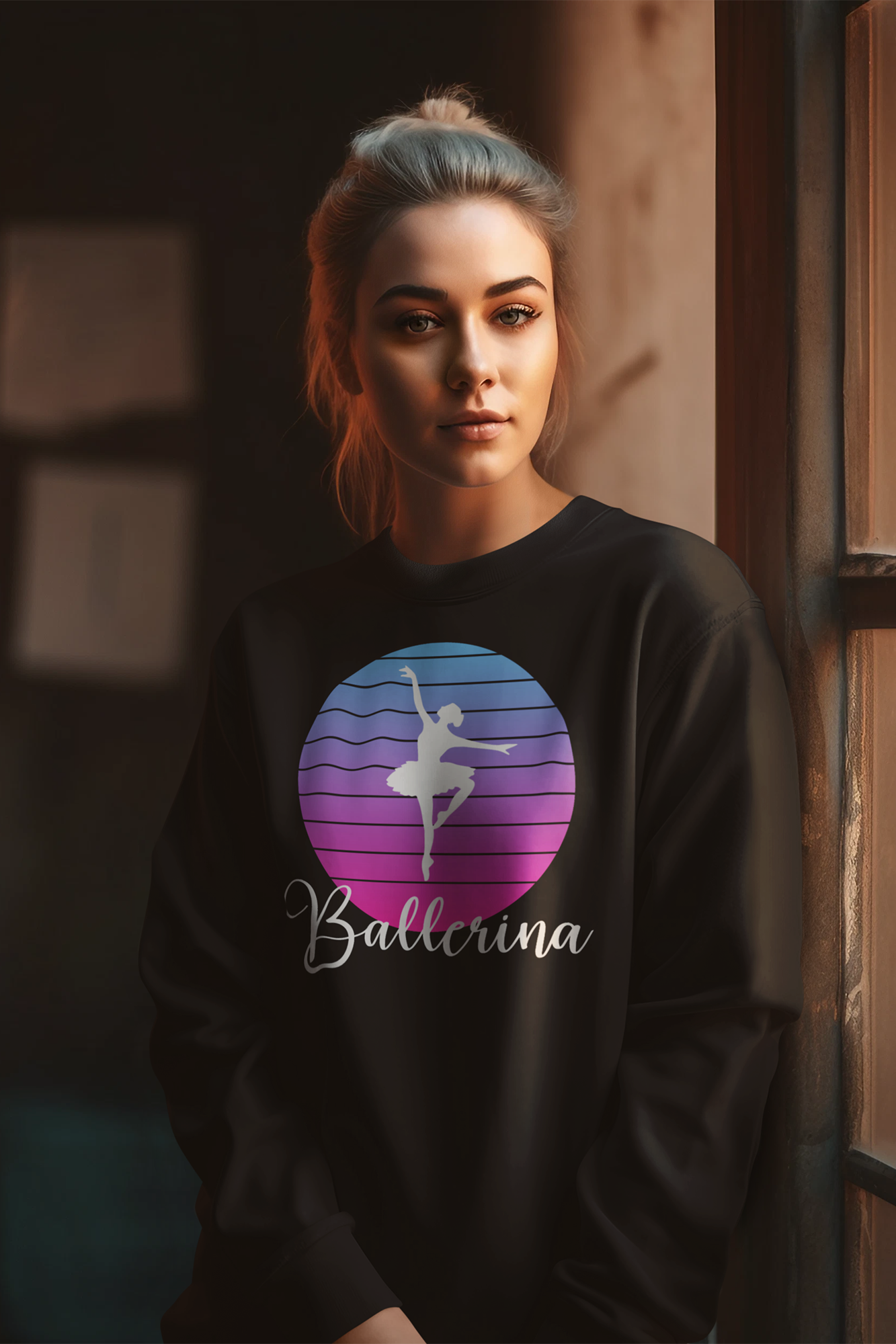 Ballerina - Heavy Blend™ Crewneck Sweatshirt