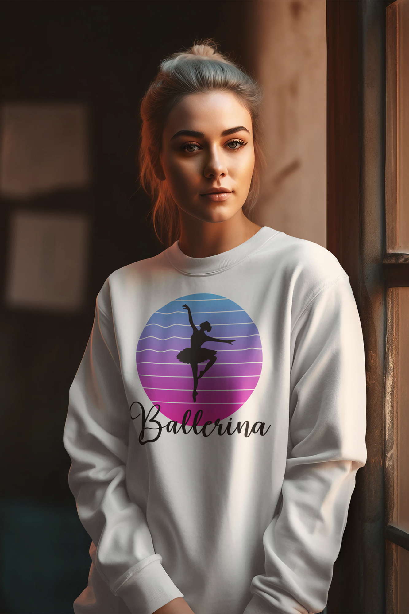 Ballerina - Heavy Blend™ Crewneck Sweatshirt