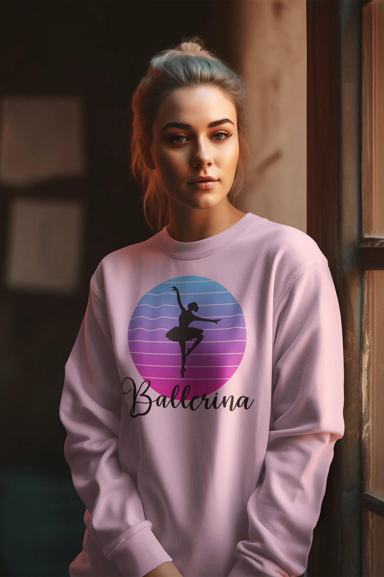 Ballerina - Heavy Blend™ Crewneck Sweatshirt